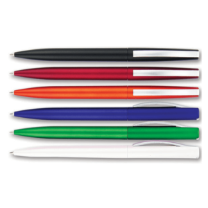 עט כדורי ממותג צבעוני עם לוגו
