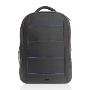 תיק גב מעוצב למחשב נייד שחור כחול