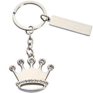 מחזיק מפתחות כתר עם יהלומים לחלוקה בכנסים ותערוכות