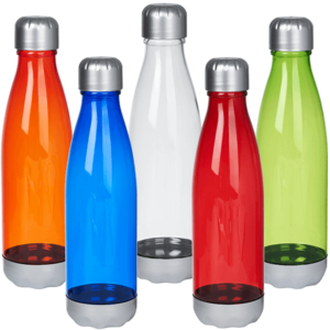 בקבוק ספורט שקוף במגוון צבעים