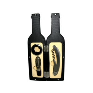 מארז אביזרי יין בצורת בקבוק מתנה