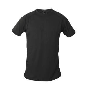 חולצת דרייפיט קצרה שחורה