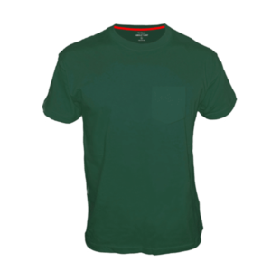 חולצת טריקו קצרה עם כיס ירוק