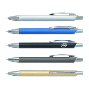עט מתכת עם לוגו מתנה לעסקים במגוון צבעים