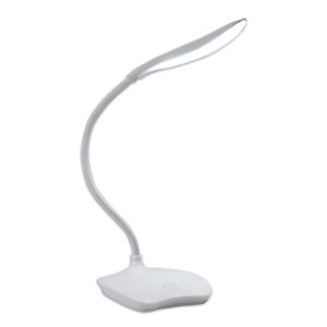 מנורת שולחן משרדית לבנה