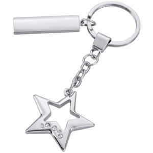 כוכבן - מחזיק מפתחות מתכת כוכב בשילוב זרקונים