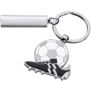 רונאלדו - מחזיק מפתחות מתכת כדור ונעל כדורגל